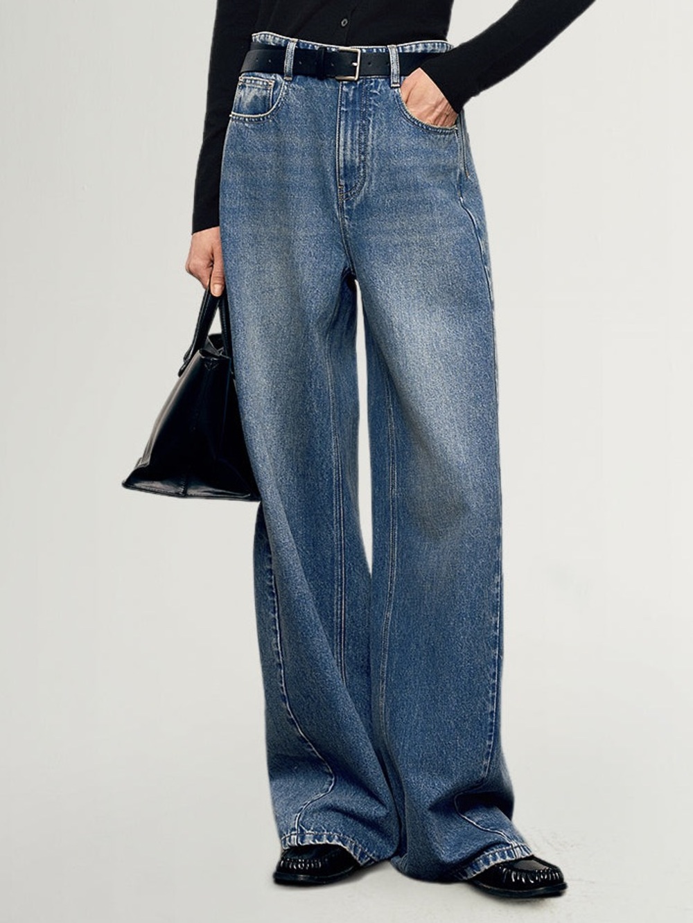 Meilleur Moment | Cotton Wide Leg Denim Jeans